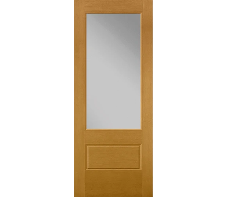 Eau Claire 3 Quaters Light Fiberglass Entry Door