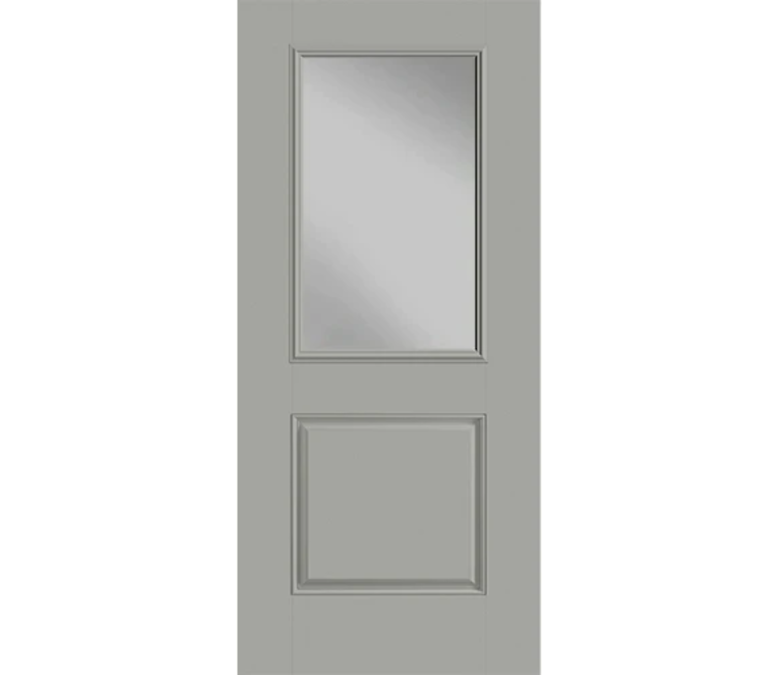 Eau Claire Half Light 1 Panel Fiberglass Entry Door