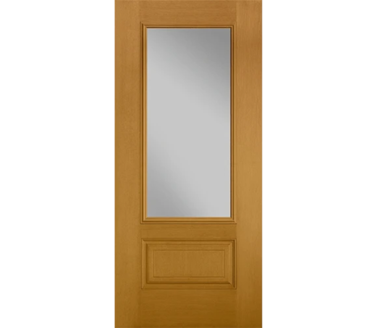 Eau Claire Three Quaters light Fiberglass Entry Door